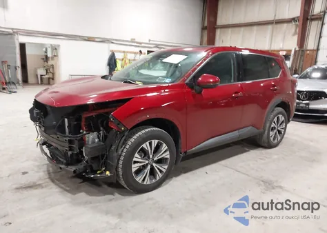 2021 Nissan Rogue Sv Intelligent Awd из США, поврежденный, VIN 5N1AT3BB4MC761271